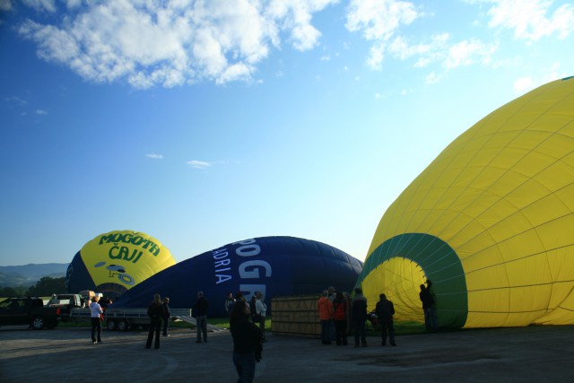 Tisto nedeljsko jutro so vzleteli trije baloni