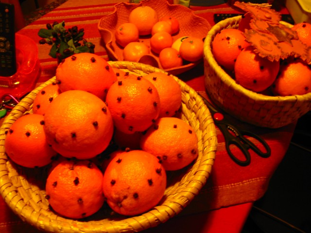 Pomaranče s klinčki