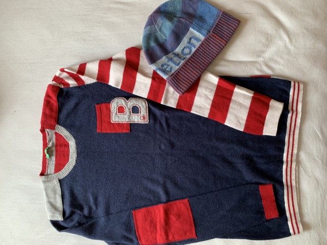 Benetton pulover + kapa, velikost 2XL - foto