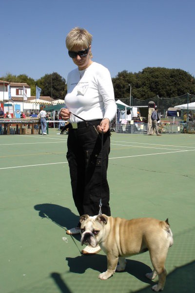 Cac Rovinj 15.04.07. Alisa-Sindi Engleski bulldog - treće mjesto za najljepše štene