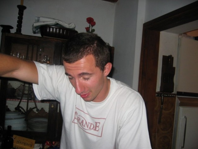 žur na kureščku - gradbeniki (9.7.2005) - foto