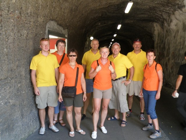 Ekipa v tunelu v Salzburgu