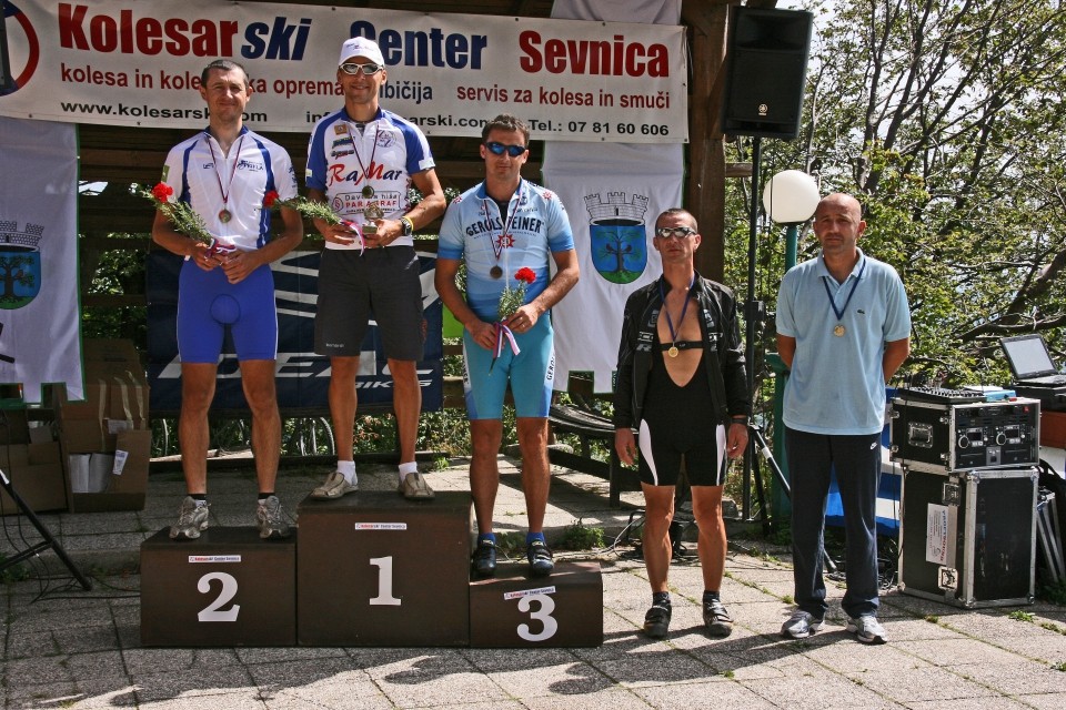 od 34-40 let-1.-Igor Štrbenc, 2.-Aljoša Šumlaj, 3.-Igor Župančič, 4.-Sandi Colarič, 5.-Mat