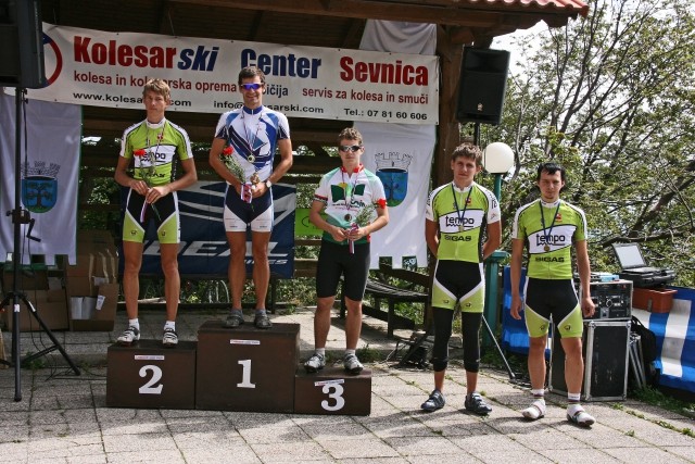 Do 25 let-1.-Jaroslav Kovačič, 2.-Aleš Petrič, 3.-Davor Grabnar, 4.-Aleš Franko, 5.-Jani P