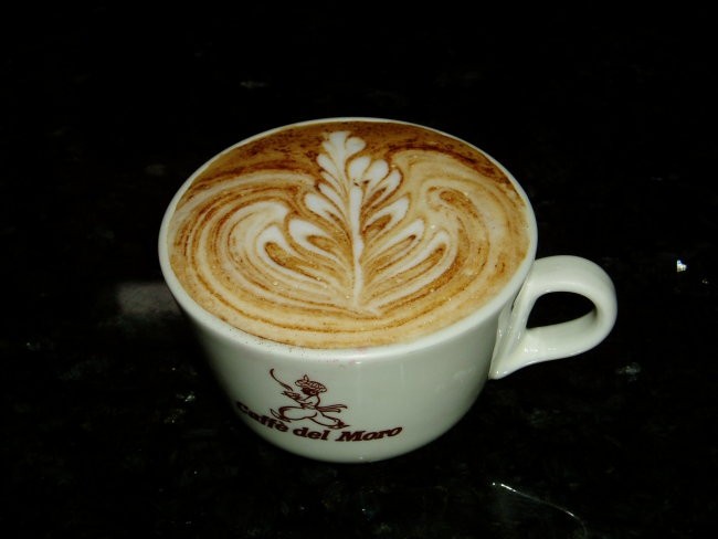 Latte art - foto povečava