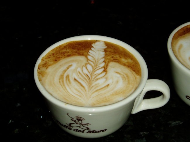 Latte art - foto povečava