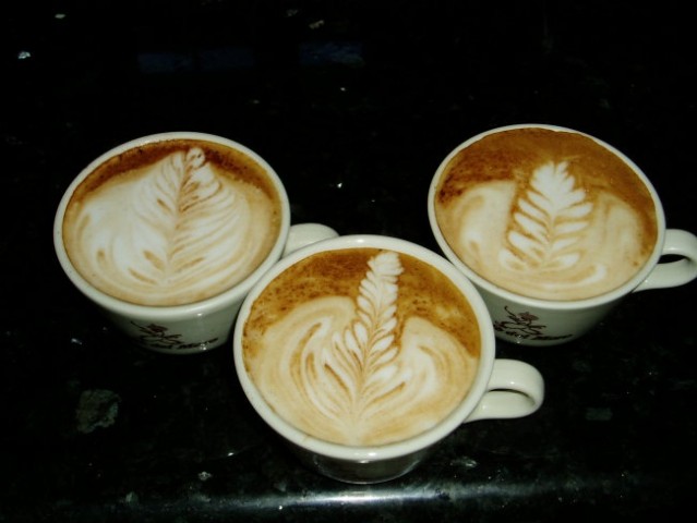 Latte art - foto