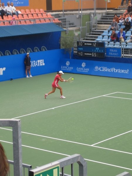Tenis WTA Portorož (četrtek) - foto povečava