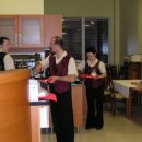 Kljub nabito polni dvorani je osebje restavracije Galaksija profesionalno opravilo svoje d