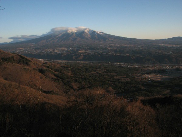 Pogled na Yatsugadake - morda februarja.