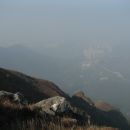 Pogled na Ngong Ping, tam nekje sva se nasli z Wendy.